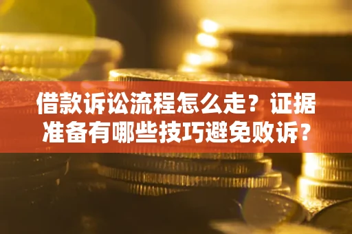 武汉借款诉讼流程怎么走？证据准备有哪些技巧避免败诉？
