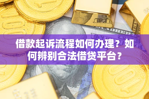 武汉借款起诉流程如何办理？如何辨别合法借贷平台？