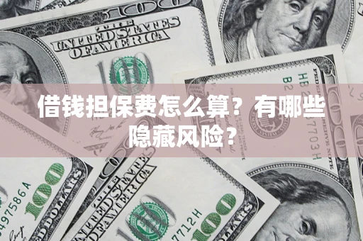 武汉借钱担保费怎么算？有哪些隐藏风险？