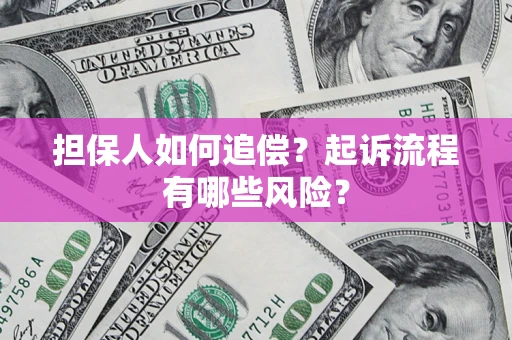 武汉担保人如何追偿？起诉流程有哪些风险？