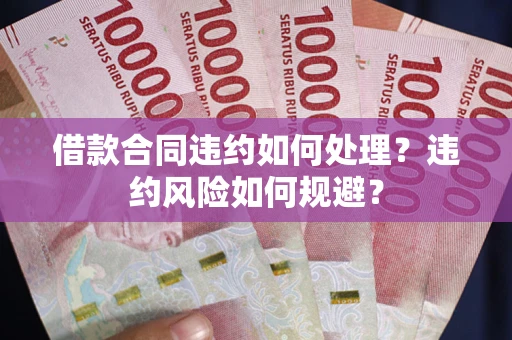 武汉借款合同违约如何处理？违约风险如何规避？